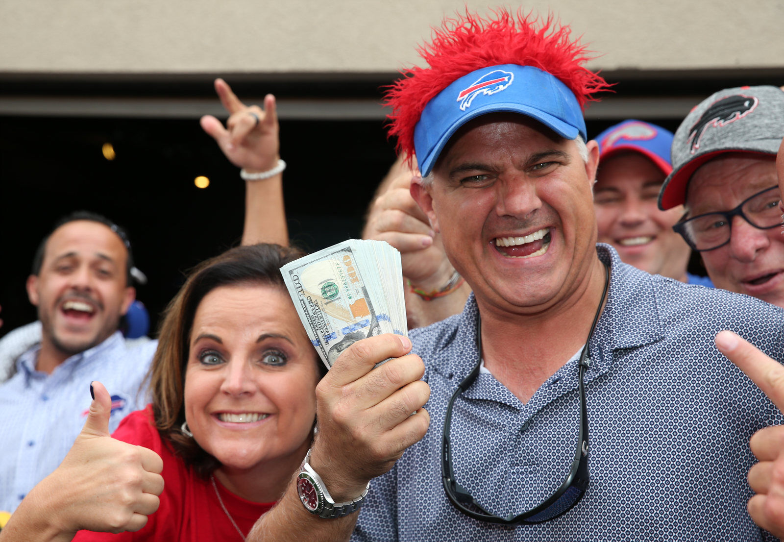 Buffalo Bills backers took over the the Taps on Main Bar